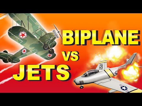 When a Biplane Took Out 9 Jets #shorts