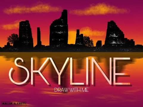 DRAW WITH ME This SKYLINE in procreate.