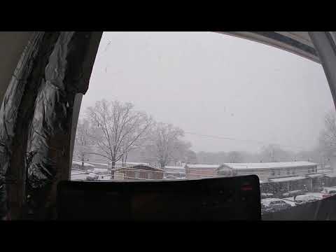 AM radio in the snow in Dalton!!