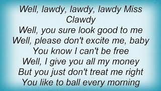 Roy Orbison - Lawdy Miss Clawdy Lyrics