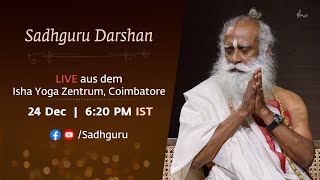Sadhguru Darshan an Heiligabend | Live aus dem Isha Yoga Center, Coimb