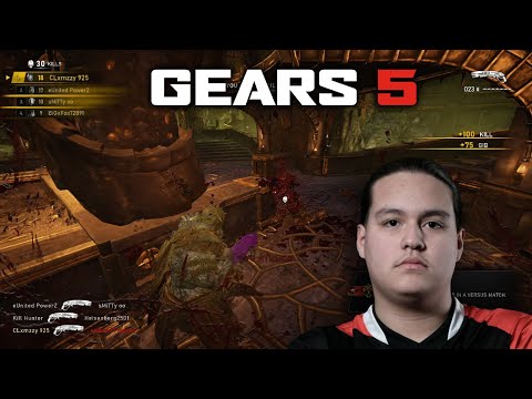Clxmzzy vs pro player eUnited PowerZ uncut intense ffa Match (Nexus) Gears of war 5.