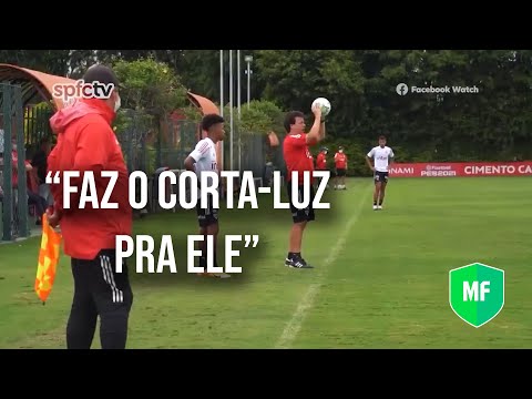 Jogada ensaiada SIMPLES e EFICIENTE de lateral - São Paulo
