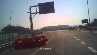 End of Express Way : Bike Ride Taj Yamuna Expressway India's Longest Stretch Yr 2013 #askdushyant