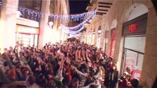Jerusalem Flash Mob - Taglit Birthright-Israel: Mayanot