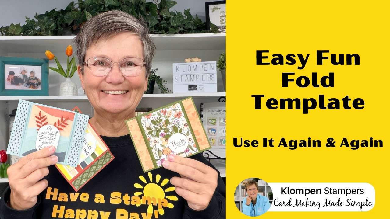 Fun Fold Card Templates You Can Use Again & Again | Step-by-Step Tutorial