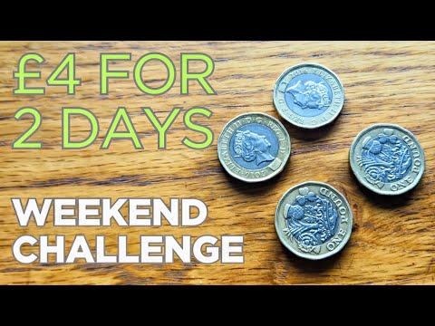 Limited budget food challenge : £2 per day for a weekend