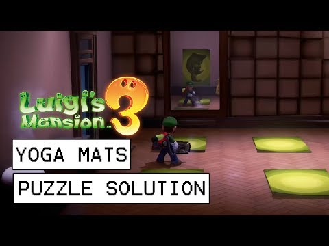 Luigi's Mansion 3 Yoga Mats Puzzle Solution