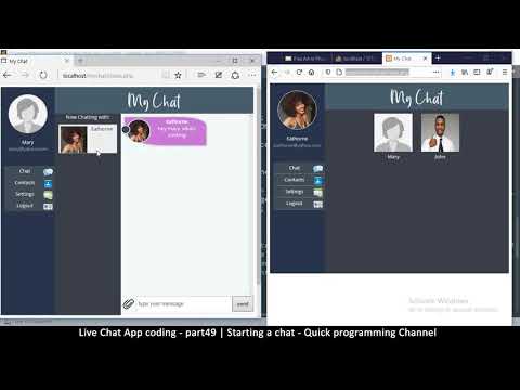 Live chat app | Part05 Javascript basics | Javascript AJAX HTML CSS JSON PHP MYSQL Tutorial