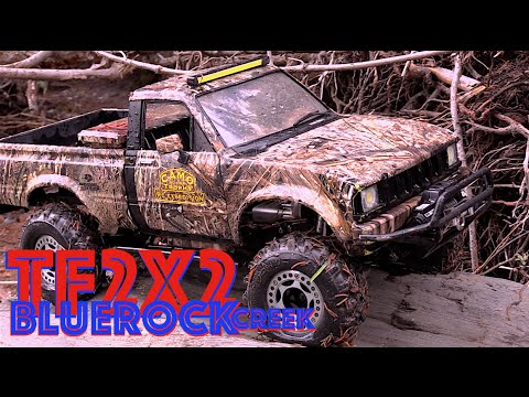 RC CWR 2 TF2s take the BlueRock Creek in Kananaskis Country