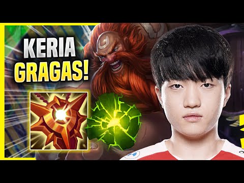 LEARN HOW TO PLAY GRAGAS SUPPORT LIKE A PRO! - T1 Keria Plays Gragas SUPPORT vs Leona!