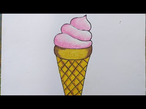How To Draw Ice cream For Beginners//Ice Cream Drawing//drawing kulfi