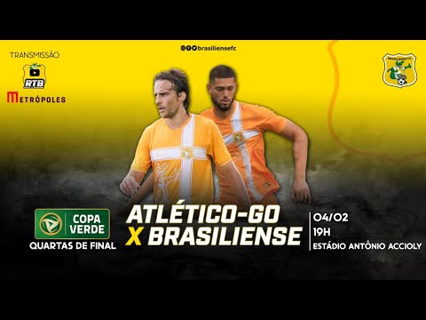 COPA VERDE - BRASILIENSE X ATLÉTICO-GO - QUARTAS ...