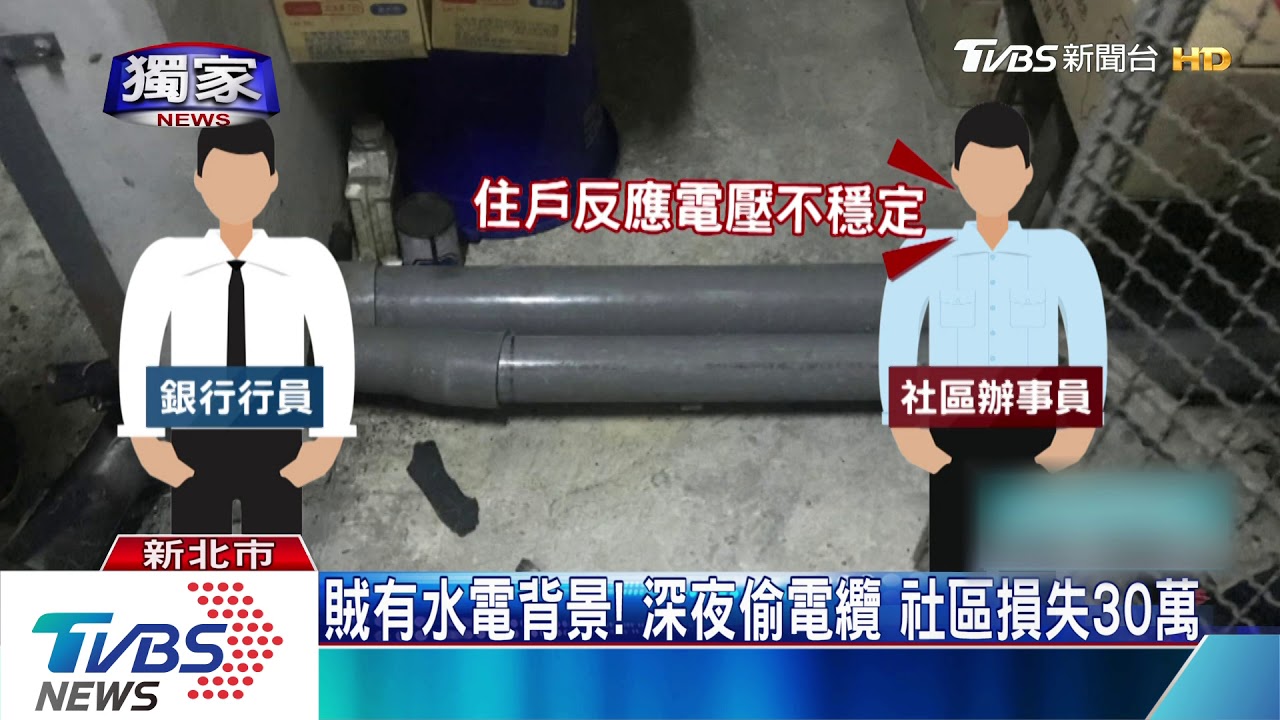 銀行、社區電壓不穩! 查管線才知電纜遭竊