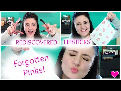 Rediscovered Makeup Loves | Pink Lipstick Edition