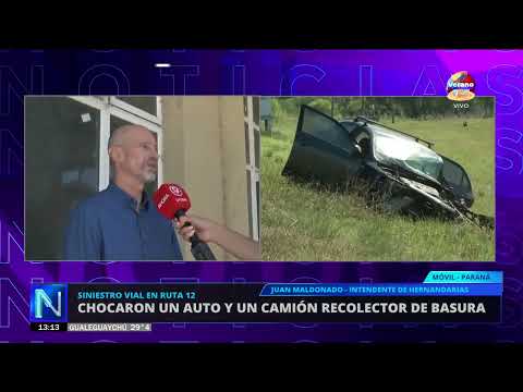 Fatalidad en Ruta 12: habló el intendente de Hernandarias