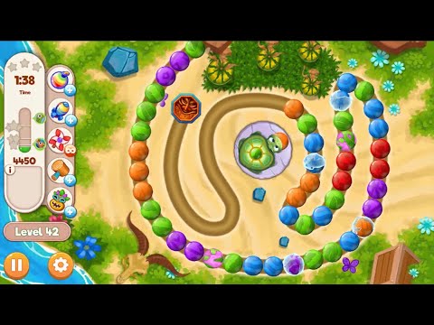 Marble Woka Woka Level-42 Completed | Bubble Shooter Color Match 3