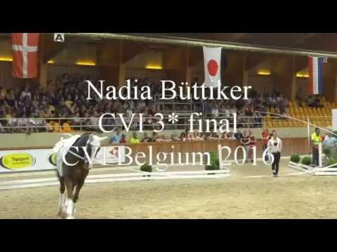 Final Nadja Büttiker CVI 3* at CVI Belgium 2016