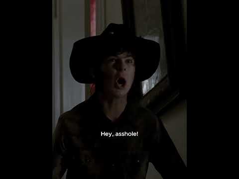Carl Swears | The Walking Dead #shorts #thewalkingdead #carlgrimes #rickgrimes