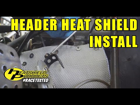 Header Heat Shield Install - Exhaust Wrap Upgrade