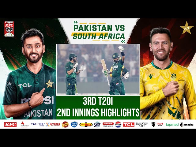 2nd Innings Highlights | Pakistan vs South Africa T20I Series | 3rd T20I | PCB | M2R1U