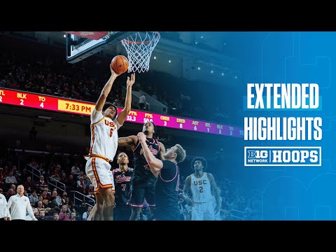 Indiana at USC | EXTENDED HIGHLIGHTS | Big Ten Men's Basketball | 02/03/2026