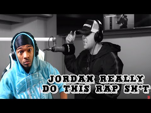 Jordan - Fire in the Booth | AMERICAN REACTION