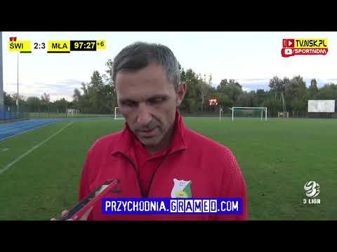 tv.nsk.pl [tr. Miecznikowski - intro] Świt Nowy Dwór Maz. - Mławianka Mława 2:3 (0:1) 2022-09-03 g17