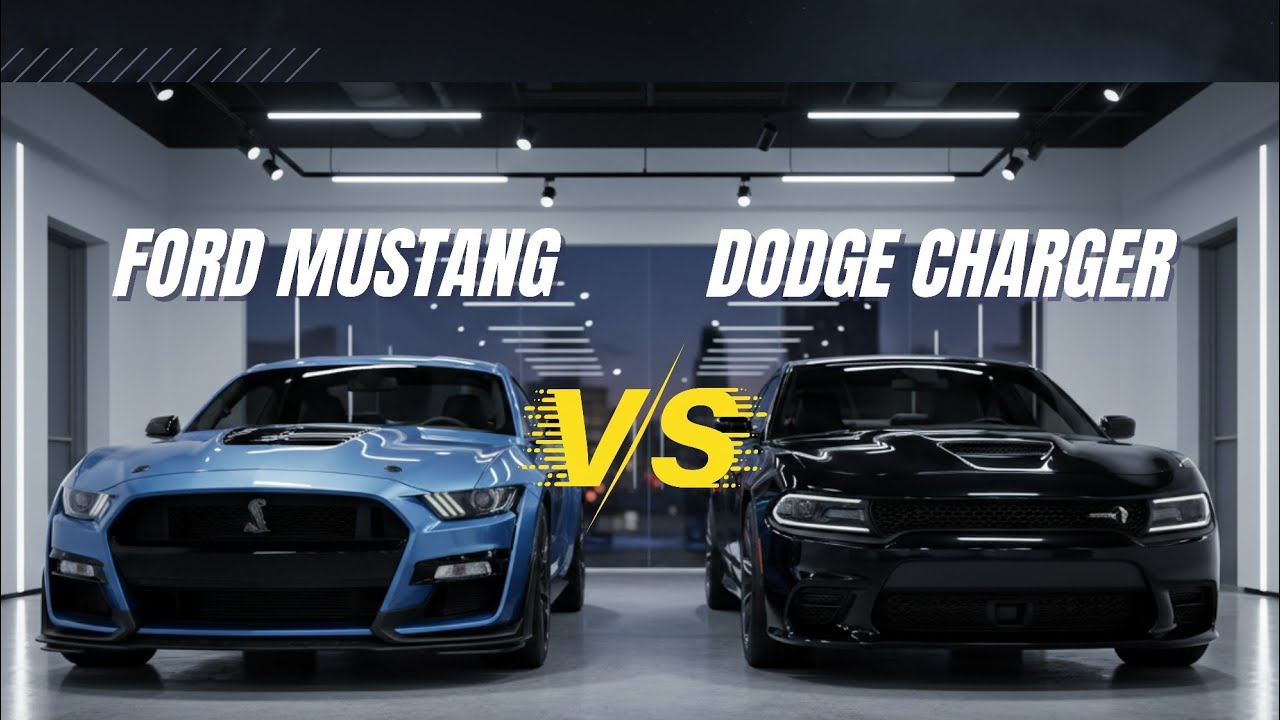 Dodge Charger Scat Pack vs Ford Mustang GT – Ultimate 2026 V8 Muscle Car Showdown!