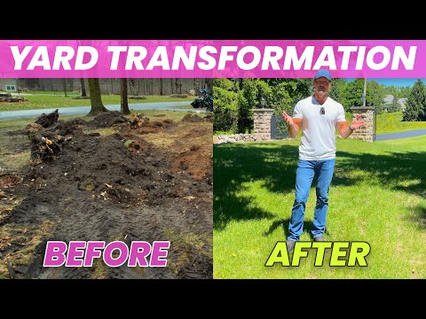 HOW TO LEVEL A BUMPY YARD WITH PROOF!