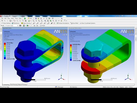 ANSYS Workbench Tutorial Video | Bolt Pretension | Contact Non Linear FE Analysis | GRS |