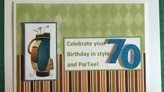 Make a sporty 70th birthday card - DIY  - Guidecentral