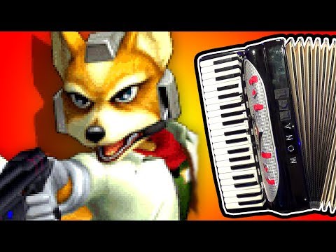 Super Smash Bros. Melee victory themes on accordion