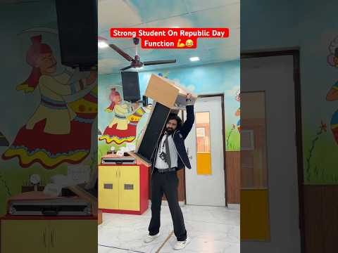 Strong Student On Republic Day Function 💪😂 #shorts #teratrigun #ytshorts