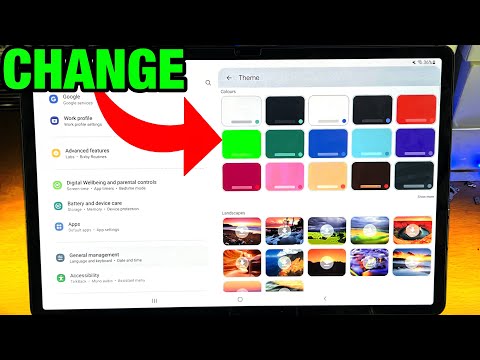 How To Change Keyboard Wallpaper or Theme on Galaxy Tab S8 / S8 Plus / S8 Ultra