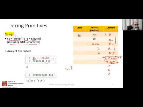 IBA: Intro to Computing - F21 - Lecture 13 - Data Structures, Arrays and Linked Lists