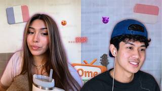 I MADE THIS GIRL BLUSHING WITH THESE PICKUP LINES😈 - Ome Tv