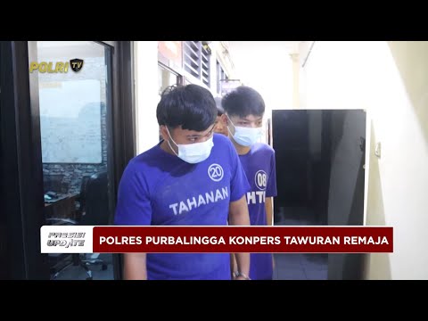 PRESISI UPDATE: POLRES PURBALINGGA KONPERS TIPID KEKERASAN DAN TAWURAN 24/05/2025 15.00