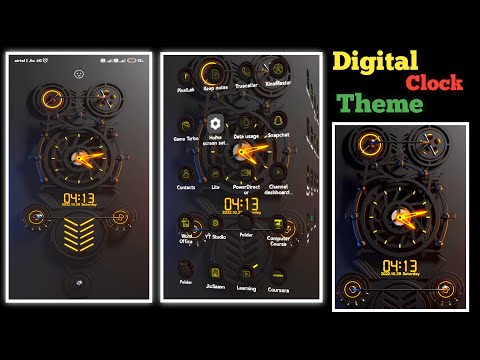 PREMIUM 🔥CLOCK ! BEST MIUI 11 OR 12 STYLISH CLOCK THEME ! NEW THEMES 2022. New Animated Clock Theme🤩