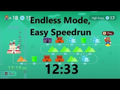 Endless Mode, Easy In 12:33 : Super Mario Maker 2