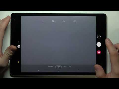 How to Take Selfie Using Palm Gesture on SAMSUNG Galaxy Tab S7 FE - Show Palm