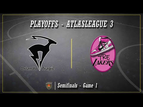 Atlasbasket Playoffs League 3_   Semifinals Game 1 - ORLANDO TRAGIC vs TRELAKERS 61-57