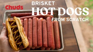 Brisket Hot Dogs from SCRATCH! | Chuds BBQ