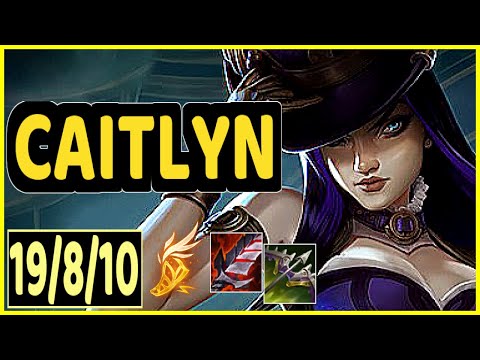 CAITLYN VS MISS FORTUNE - 19/8/10 KDA ADC GAMEPLAY