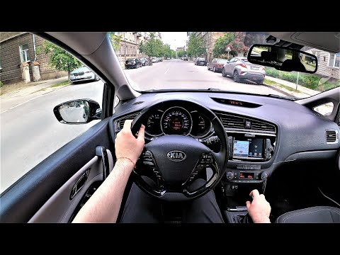 2017 KIA Ceed Business DynamicLine 1.6l 110HP - POV Test Drive - Fuel consumption check