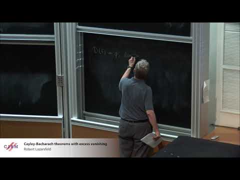 Robert Lazarsfeld: Cayley-Bacharach theorems with excess vanishing