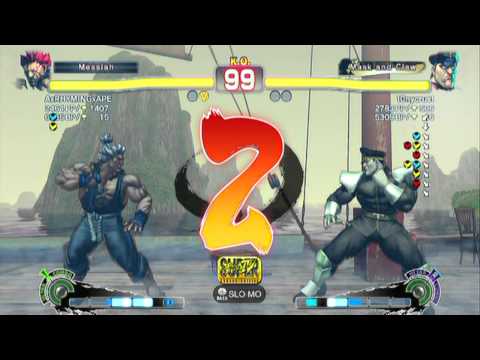 SSF4 AE: AxRHYMINGxAPE(Akuma) vs t0nycrust(Bison) - HD 720p