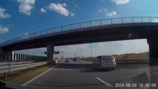 preview picture of video 'Autostrada A1 Rusocin'