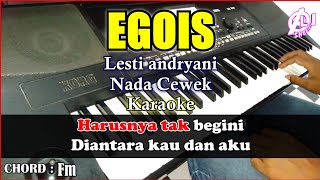 Download lagu EGOIS Karaoke Nada Cewek | Cover Korg Pa300 mp3