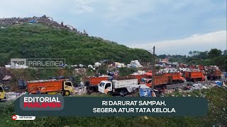 RI Darurat Sampah, Segera Atur Tata Kelola  - Editorial Parlemen